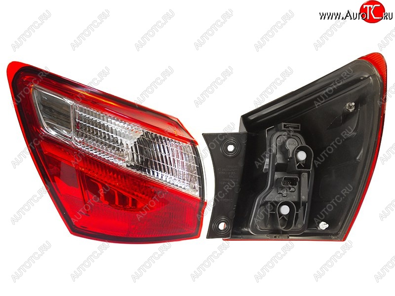 3 799 р. Левый фонарь (внешний) SAT Nissan Qashqai 1 J10 рестайлинг (2010-2013)  с доставкой в г. Воронеж
