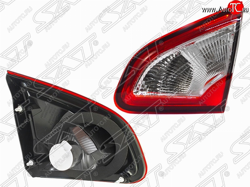 2 499 р. Правый фонарь SAT (внутренний) Nissan Qashqai 1 J10 рестайлинг (2010-2013)  с доставкой в г. Воронеж