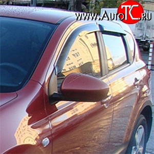 4 199 р. Дефлекторы окон (ветровики) Novline 4 шт Nissan Qashqai +2 1 J10 дорестайлинг (2008-2010)  с доставкой в г. Воронеж