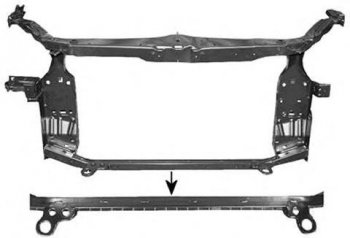 5 399 р. Панель передняя SPARD (для двигателя 2L)  Nissan Qashqai  1 - Qashqai +2  1  с доставкой в г. Воронеж. Увеличить фотографию 1