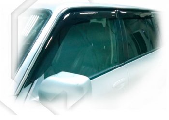 Дефлектора окон CA-Plastiс Nissan Safari  Y61 (1997-1999) 5 дв. дорестайлинг (Classic полупрозрачный, Без хром.молдинга)