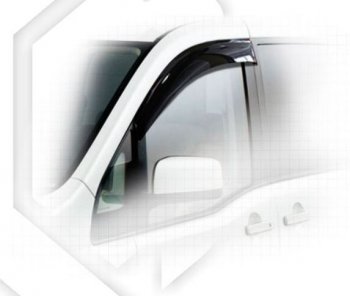 Дефлектора окон CA-Plastiс Nissan Serena 3 (2005-2010) (Classic полупрозрачный, Без хром.молдинга)