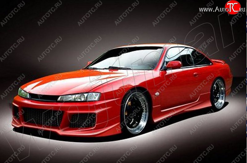 28 999 р. Передний бампер R1 Nissan Silvia S14 (1993-1999)  с доставкой в г. Воронеж