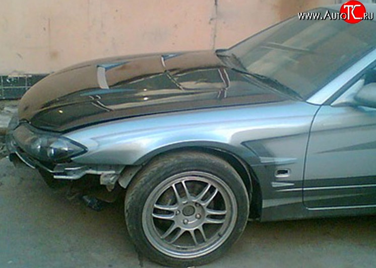 3 449 р. Передние крылья M-VRS Nissan Silvia S15 (1999-2002) (Неокрашенные)  с доставкой в г. Воронеж