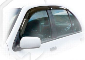 Дефлектора окон CA-Plastiс Nissan Sunny  B15 (1998-2004) (Classic полупрозрачный, Без хром.молдинга)