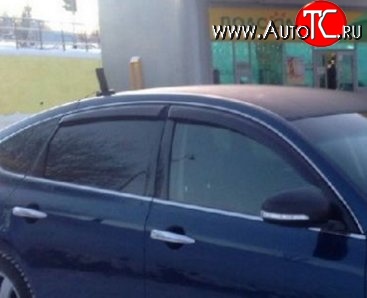 999 р. Комплект дефлекторов окон (ветровиков) 4 шт. Russtal Nissan Teana 2 J32 дорестайлинг (2008-2011)  с доставкой в г. Воронеж