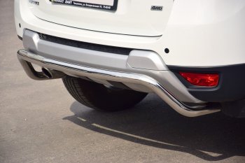 16 089 р. Защита заднего бампера PT GROUP Ø51мм (НПС) RENAULT Duster 2012-/ NISSAN Terrano 2014-  Nissan Terrano  D10 (2013-2022), Renault Duster  HS (2010-2015)  с доставкой в г. Воронеж. Увеличить фотографию 2