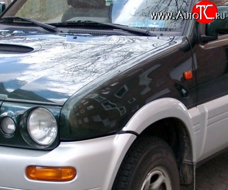 6 449 р. Левое переднее пластиковое крыло Стандарт (левый руль) Nissan Terrano2 R20 дорестайлинг (1993-1996)  с доставкой в г. Воронеж