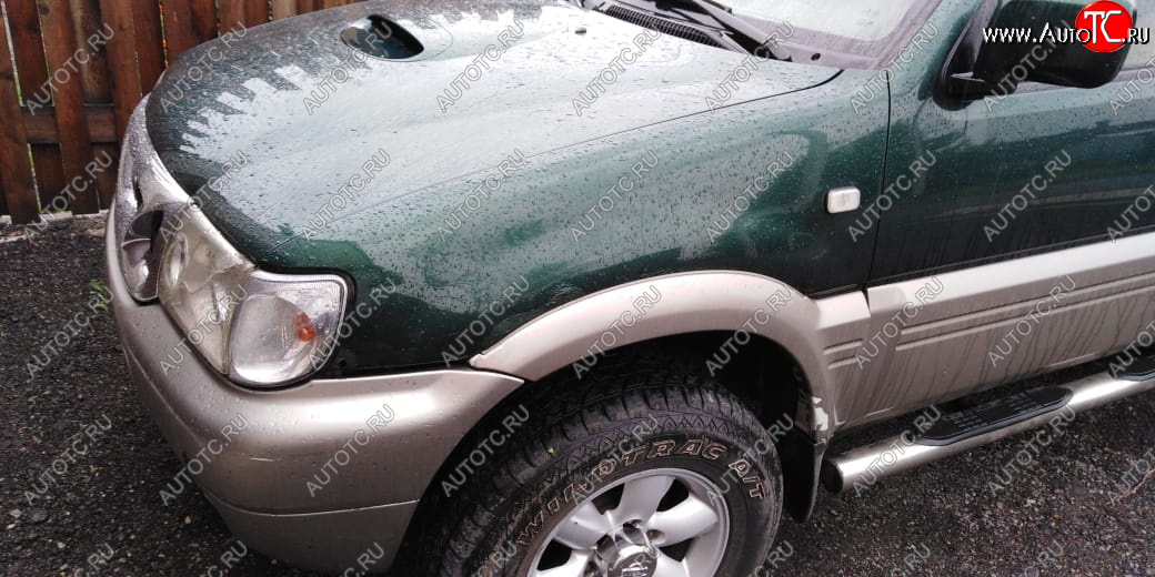 6 449 р. Левое переднее пластиковое крыло (левый руль) Стандарт Nissan Terrano2 R20 2-ой рестайлинг (1999-2006)  с доставкой в г. Воронеж