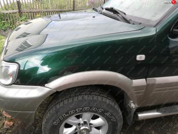 6 449 р. Левое переднее пластиковое крыло (левый руль) Стандарт Nissan Terrano2 R20 2-ой рестайлинг (1999-2006)  с доставкой в г. Воронеж. Увеличить фотографию 2