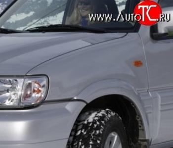 6 449 р. Левое переднее пластиковое крыло (левый руль) Стандарт Nissan Terrano2 R20 2-ой рестайлинг (1999-2006)  с доставкой в г. Воронеж. Увеличить фотографию 3