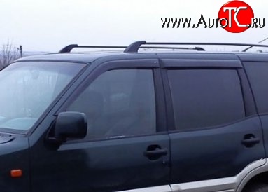 999 р. Комплект дефлекторов окон (ветровиков) 4 шт. Russtal Nissan Terrano2 R20 1-ый рестайлинг (1996-1999)  с доставкой в г. Воронеж