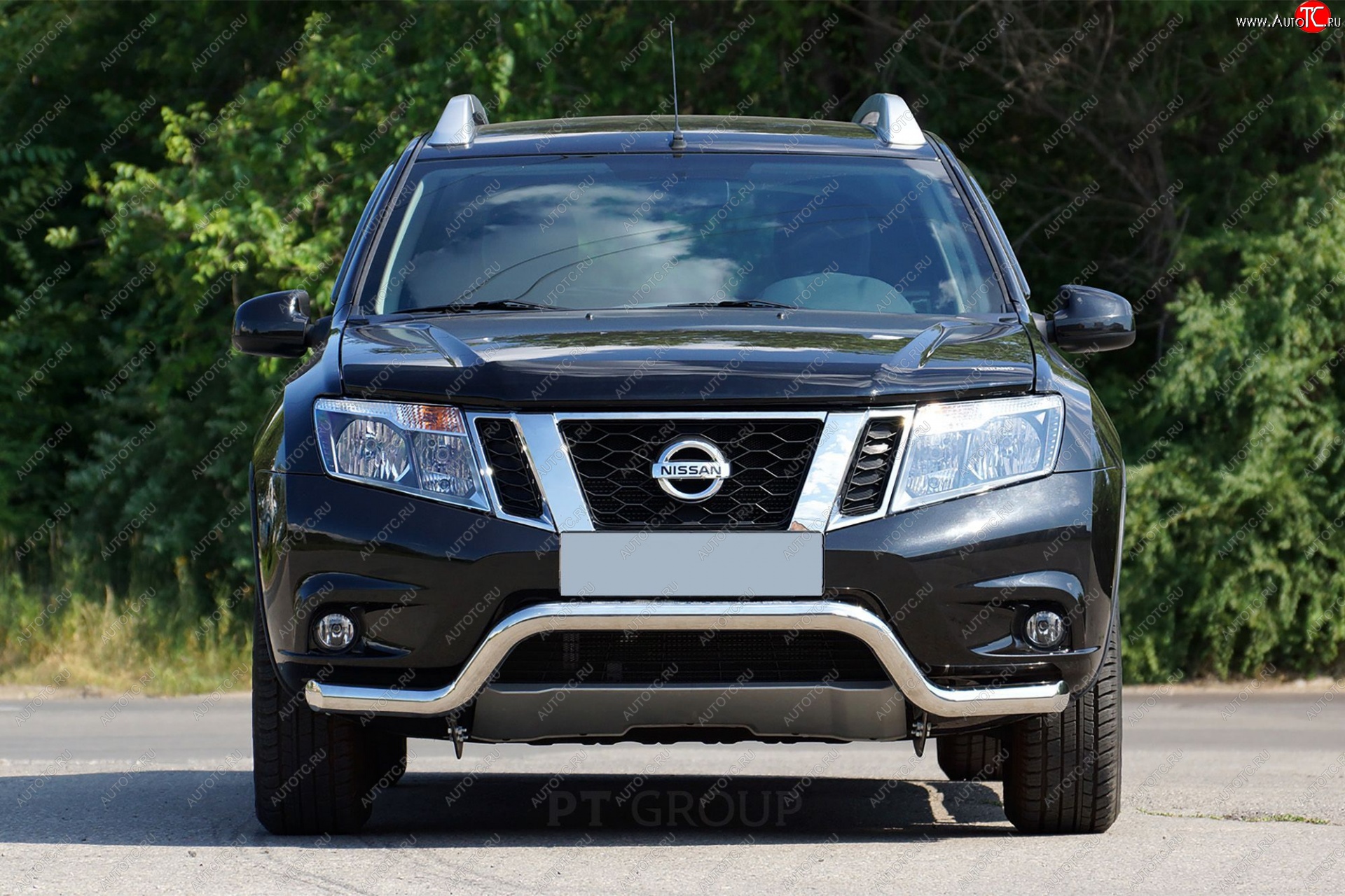 18 249 р. Защита переднего бампера Petroil Tuning (d63, волна)  Nissan Terrano  D10 (2013-2022) дорестайлинг, рестайлинг (Нержавеющая полированная сталь)  с доставкой в г. Воронеж