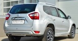 15 899 р. Защита заднего бампера (2 трубы Ø42 мм, нержавейка) SLITKOFF Nissan Terrano D10 дорестайлинг (2013-2016)  с доставкой в г. Воронеж. Увеличить фотографию 4