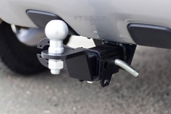 9 899 р. Фаркоп Petroil Tuning (съемный квадрат)  Nissan Terrano  D10 (2013-2022), Renault Duster  HS (2010-2021), Renault Kaptur (2016-2020)  с доставкой в г. Воронеж. Увеличить фотографию 2