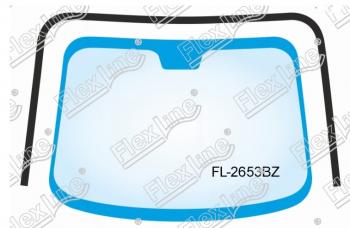 Молдинг лобового стекла FlexLine Nissan Tiida ( 1 седан,  1 хэтчбек,  1 хэтчбэк) (2007-2014) C11 дорестайлинг, C11 рестайлинг, Япония, C11 рестайлинг