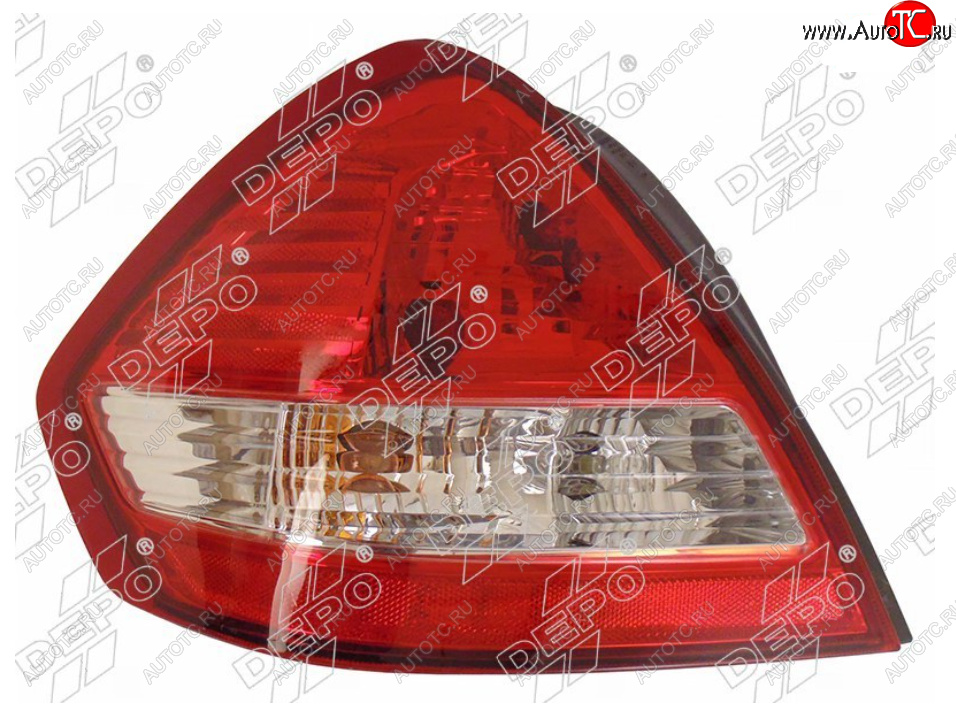 7 199 р. Левый фонарь задний DEPO Nissan Tiida 1 седан C11 рестайлинг (2010-2014)  с доставкой в г. Воронеж