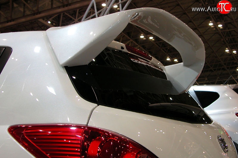 13 999 р. Спойлер (хетчбек) Impul Nissan Tiida 1 хэтчбэк C11 дорестайлинг, Япония (2004-2007) (Неокрашенный)  с доставкой в г. Воронеж