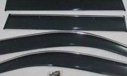 5 949 р. Комплект дефлекторов окон СТ Nissan X-trail 3 T32 рестайлинг (2017-2022)  с доставкой в г. Воронеж. Увеличить фотографию 4