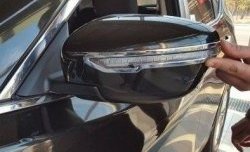 2 999 р. Накладки на зеркала СТ Nissan X-trail 3 T32 рестайлинг (2017-2022) (Неокрашенные)  с доставкой в г. Воронеж. Увеличить фотографию 2