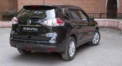 2 099 р. Защитная накладка на задний бампер RA Nissan X-trail 3 T32 дорестайлинг (2013-2018)  с доставкой в г. Воронеж. Увеличить фотографию 2