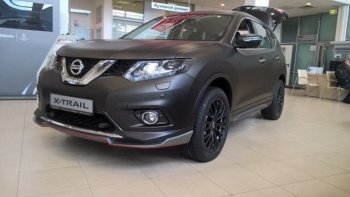 7 949 р. Пластиковые порожки АвтоКрат Nissan X-trail 3 T32 рестайлинг (2017-2022) (Неокрашенные)  с доставкой в г. Воронеж. Увеличить фотографию 2