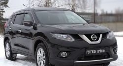 1 089 р. Реснички на фары RA  Nissan X-trail  3 T32 (2013-2018) дорестайлинг (Неокрашенные)  с доставкой в г. Воронеж. Увеличить фотографию 5