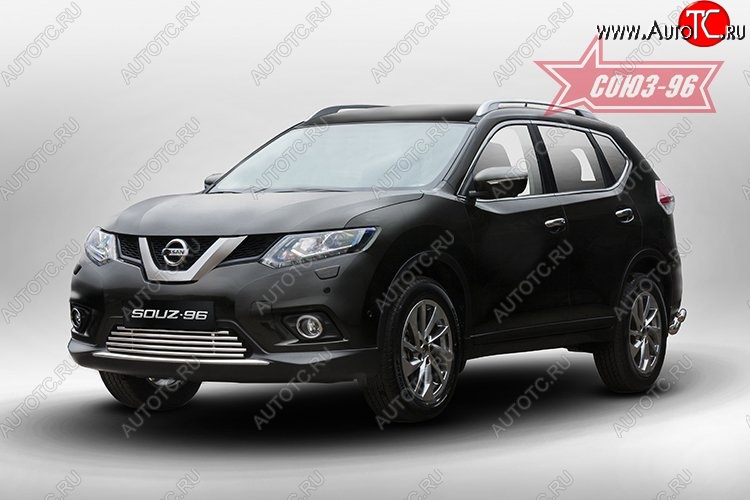 6 344 р. Декоративный элемент воздухозаборника Souz-96 (d16) Nissan X-trail 3 T32 рестайлинг (2017-2022)  с доставкой в г. Воронеж