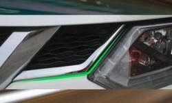 2 999 р. Накладки на передние воздуховоды СТ Nissan X-trail 3 T32 рестайлинг (2017-2022)  с доставкой в г. Воронеж. Увеличить фотографию 5