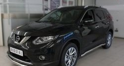 14 499 р. Одинарная защита переднего бампера диаметром 63 мм SLITKOFF  Nissan X-trail  3 T32 (2013-2018) дорестайлинг  с доставкой в г. Воронеж. Увеличить фотографию 4