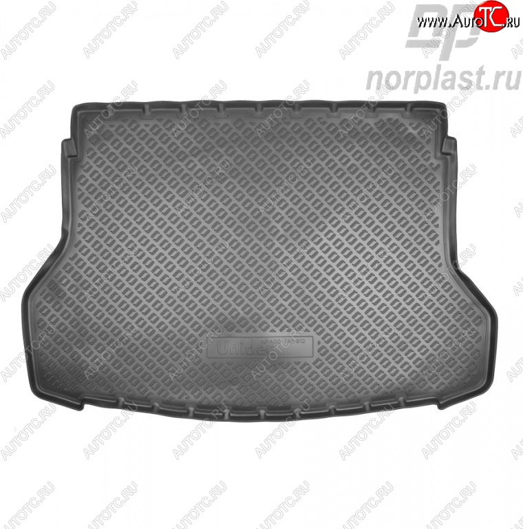 1 569 р. Коврик в багажник Norplast Unidec  Nissan X-trail  3 T32 (2017-2022) рестайлинг (Цвет: черный)  с доставкой в г. Воронеж