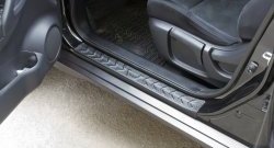 Накладки порожков салона RA Nissan X-trail 3 T32 рестайлинг (2017-2022) (Комплект (4 шт.))