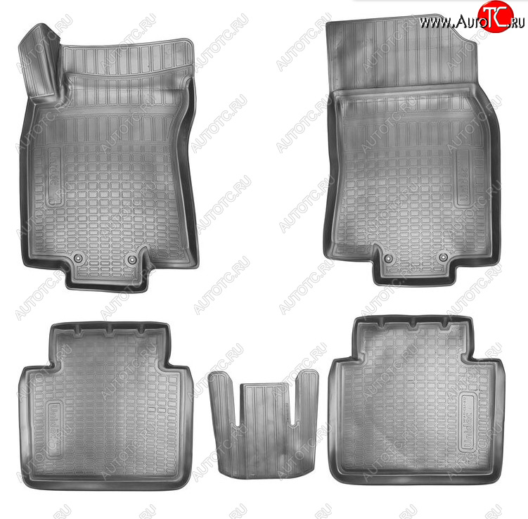 2 459 р. Комплект салонных ковриков Norplast Unidec  Nissan X-trail  3 T32 (2013-2022) дорестайлинг, рестайлинг (Цвет: черный)  с доставкой в г. Воронеж