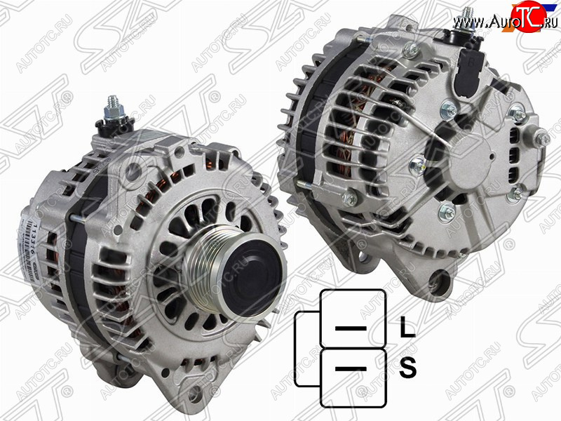 12 999 р. Генератор SAT (12V, 110A, 2,0 QR20DE / 2,5 QR25DE) Nissan X-trail 1 T30 дорестайлинг (2000-2003)  с доставкой в г. Воронеж