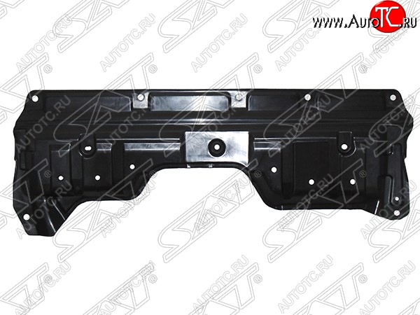 1 099 р. Защита под задний бампер SAT Nissan X-trail 2 T31 дорестайлинг (2007-2011)  с доставкой в г. Воронеж