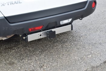 18 429 р. Фаркоп Petroil Tuning (съемный квадрат) Nissan X-trail 2 T31 дорестайлинг (2007-2011)  с доставкой в г. Воронеж. Увеличить фотографию 6