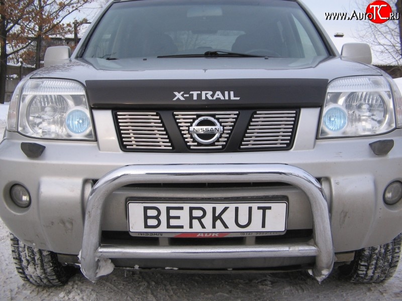 5 099 р. Декоративная вставка решетки радиатора T30 Berkut Nissan X-trail 1 T30 дорестайлинг (2000-2003)  с доставкой в г. Воронеж