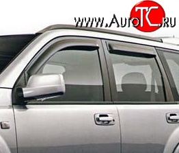 2 699 р. Дефлекторы окон (ветровики) Novline 4 шт  Nissan X-trail  2 T31 (2007-2011) дорестайлинг  с доставкой в г. Воронеж