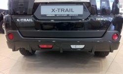 29 549 р. Накладка на задний бампер Impul Nissan X-trail 2 T31 дорестайлинг (2007-2011) (Неокрашенная)  с доставкой в г. Воронеж. Увеличить фотографию 3
