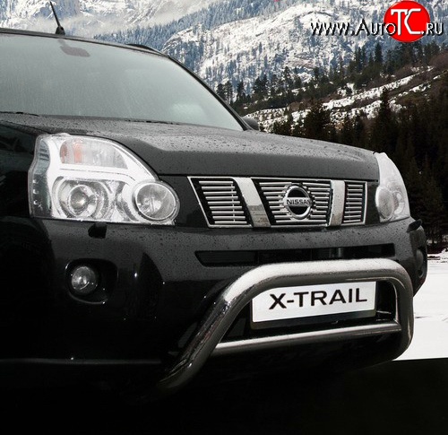 5 939 р. Декоративные вставки решетки радиатора Novline  Nissan X-trail  2 T31 (2007-2011) дорестайлинг  с доставкой в г. Воронеж