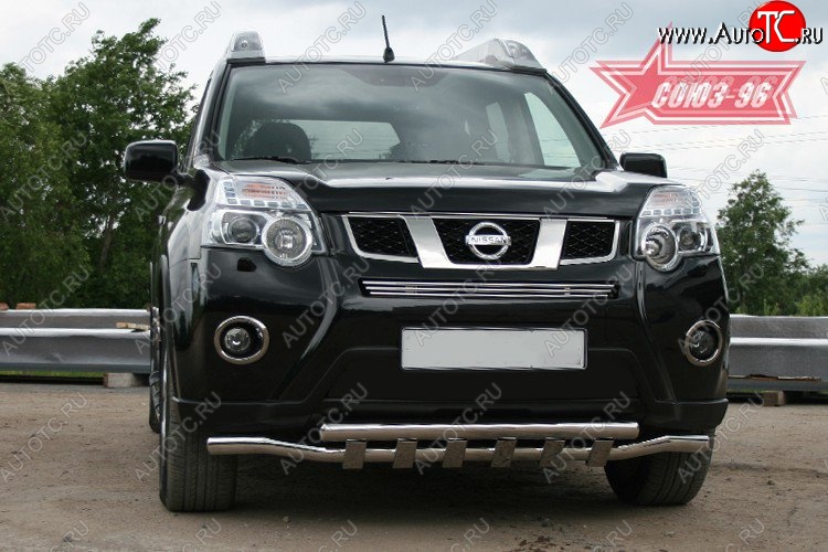 2 024 р. Декоративный элемент воздухозаборника Souz-96 (d10)  Nissan X-trail  2 T31 (2010-2015) рестайлинг  с доставкой в г. Воронеж