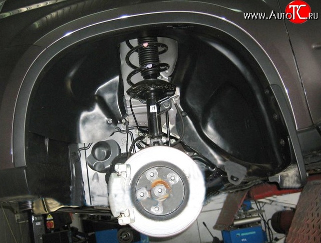 2 399 р. Передний левый подкрылок NovLine Nissan X-trail 2 T31 дорестайлинг (2007-2011)  с доставкой в г. Воронеж