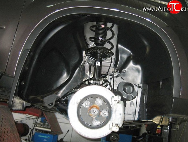 4 199 р. Передний правый подкрылок NovLine Nissan X-trail 2 T31 рестайлинг (2010-2015)  с доставкой в г. Воронеж