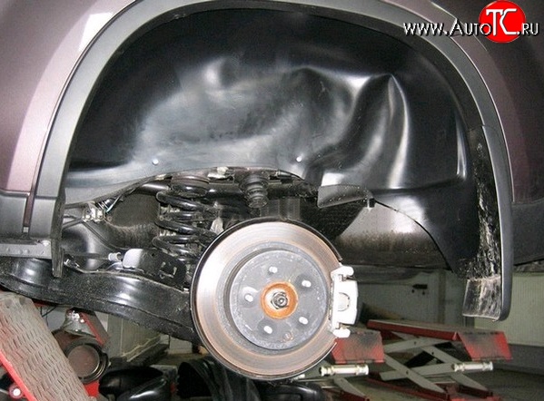 2 769 р. Задний левый подкрылок NovLine Nissan X-trail 2 T31 дорестайлинг (2007-2011)  с доставкой в г. Воронеж