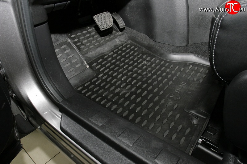 1 259 р. Коврики в салон Element 4 шт. (полиуретан) Nissan X-trail 2 T31 дорестайлинг (2007-2011)  с доставкой в г. Воронеж