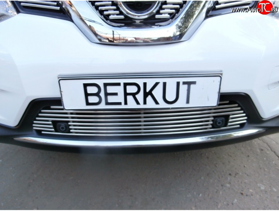6 999 р. Декоративная вставка воздухозаборника Berkut Nissan X-trail 2 T31 рестайлинг (2010-2015)  с доставкой в г. Воронеж