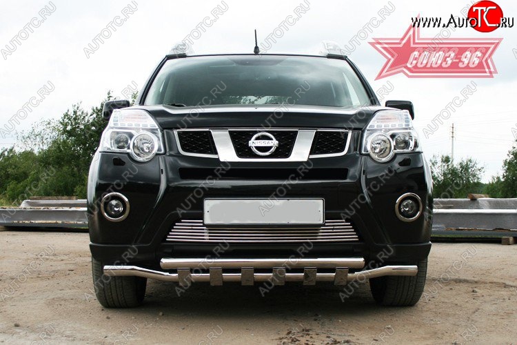 4 499 р. Декоративный элемент воздухозаборника Souz-96 (d10)  Nissan X-trail  2 T31 (2010-2015) рестайлинг  с доставкой в г. Воронеж