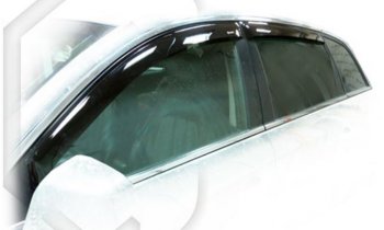 Дефлектора окон CA-Plastic Opel Antara (2006-2010) (Classic полупрозрачный, Без хром.молдинга)