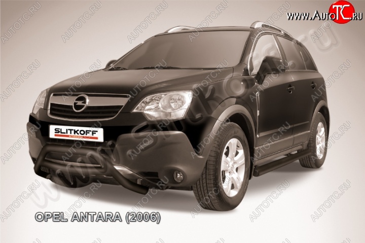 18 399 р. Кенгурятник d57 низкий Opel Antara (2006-2010) (Цвет: серебристый)  с доставкой в г. Воронеж