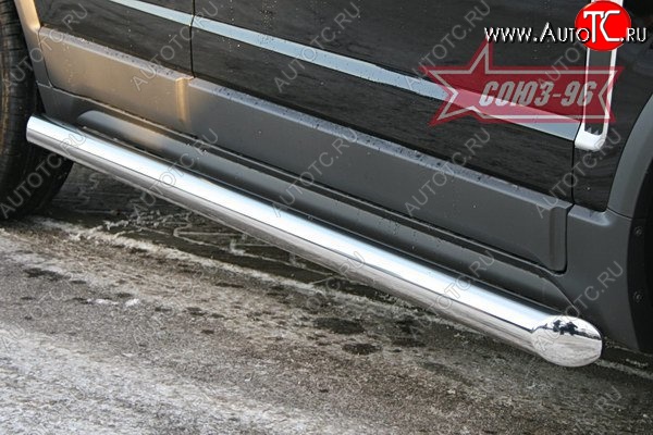 15 299 р. Защита порогов Souz-96 (d76) Opel Antara (2006-2010)  с доставкой в г. Воронеж